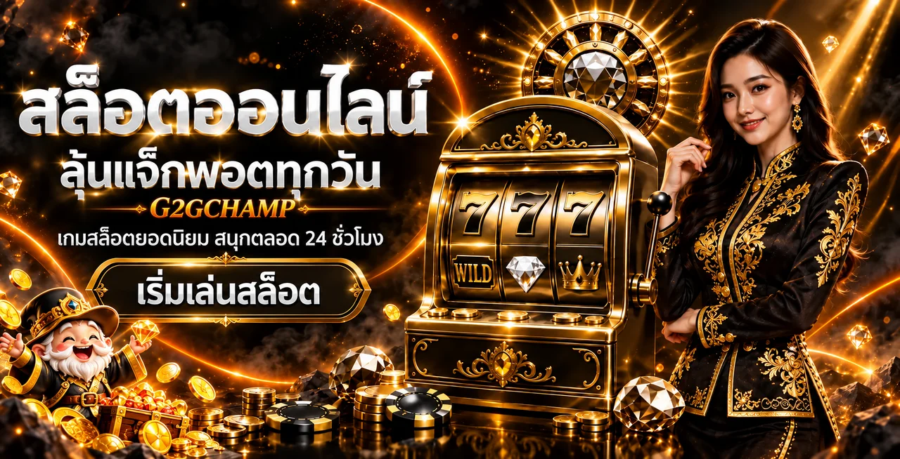 เกมสล็อต G2GCHAMP พร้อมแมชชีนและตัวละครแฟนตาซี